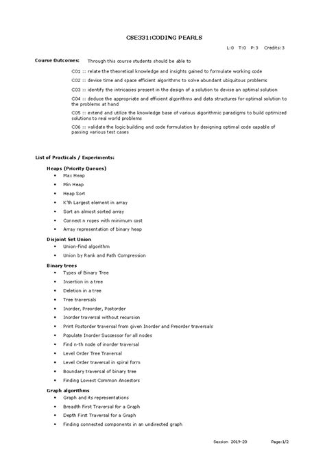 CSE331 - Coding Pearls: Algorithms, Data Structures & Practical ...