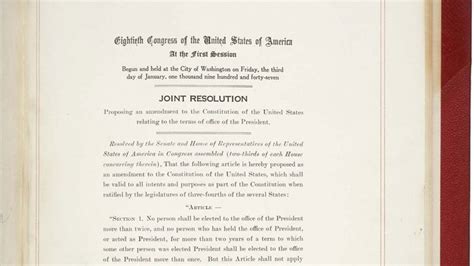 Image result for Twenty-second Amendment