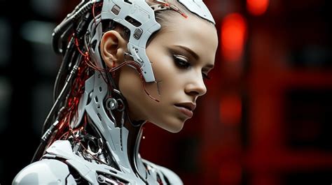 Synthetic elegance highly advanced android with emotive features ...