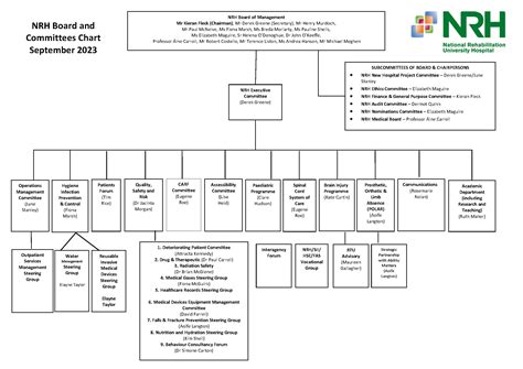 NRH Board and Committees Chart September 2023 - National Rehabilitation ...