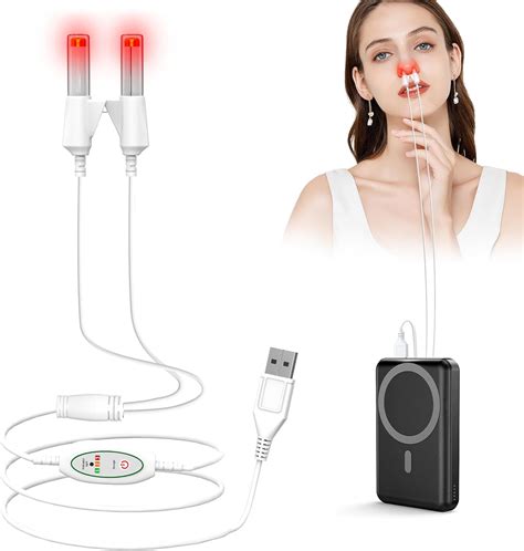 Amazon.com: No More Colds Red Light Therapy for Nose, USB Red Light ...