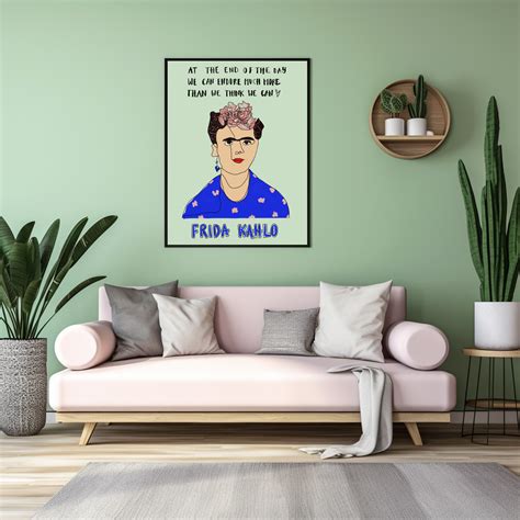 Poster: Frida Kahlo Quote - raxxa