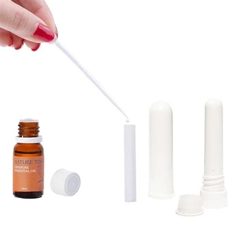 Essential Oil Aromatherapy Blank Nasal Inhaler Tubes ((Includes ...
