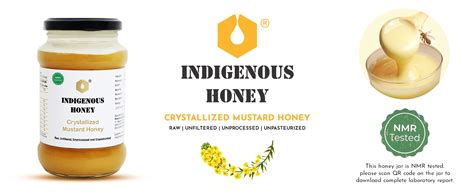 INDIGENOUS HONEY Pure Natural Crystallized NMR Tested Raw Organic ...