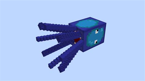 Image result for Minecraft Squid Statue Tutorial