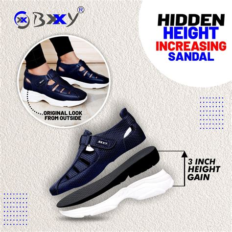 Men's 3 Inch Hidden Height Increasing Latest Casual Bxxy's Elevator Sa ...