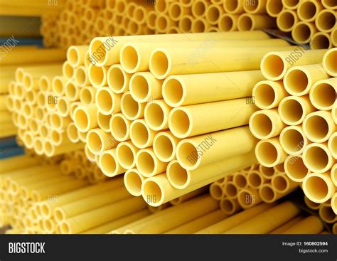 PVC Pipe Yellow,PVC Image & Photo (Free Trial) | Bigstock