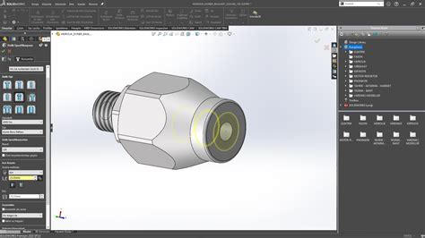 Image result for SolidWorks Add a Through Hole