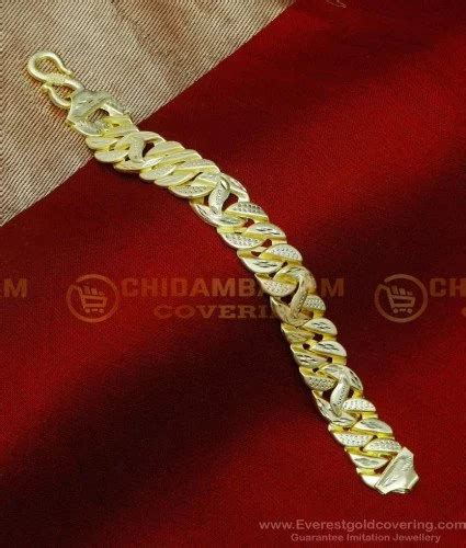 Buy 2 Gram Gold Gents Gold Bracelet New Design Hand Chain for Men