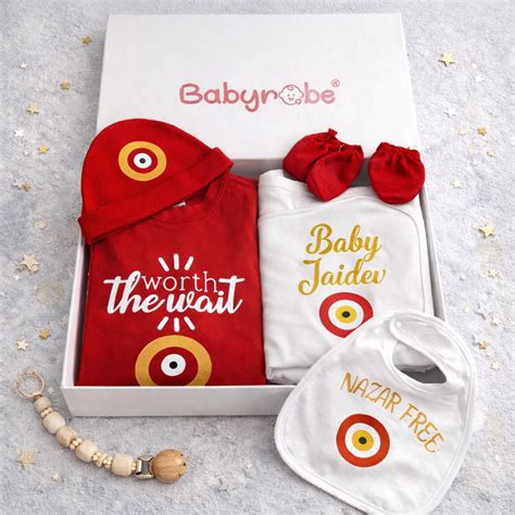 Unisex Evil Eye Gift Box – Baby robe by namro