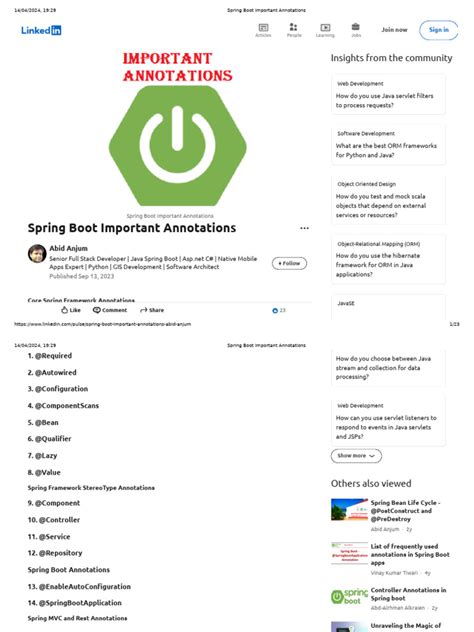 Image result for Annotations Used in Spring Boot