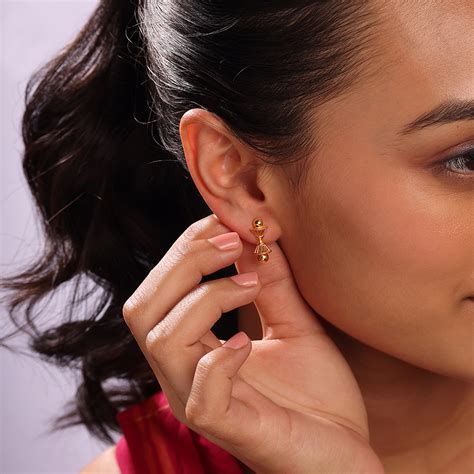 Ancestral Charms 22KT Gold Stud Earrings