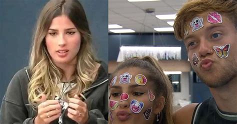 Se pegaron stickers en Gran Hermano y uno en la cara de Julieta se ...