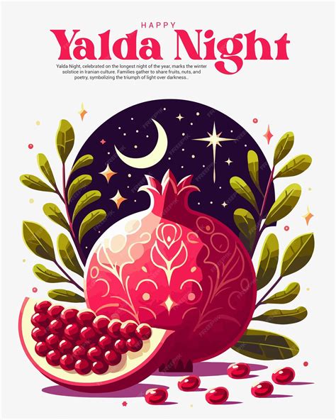 Happy Yalda Night longest night of the year Social media post banner template | Premium AI ...