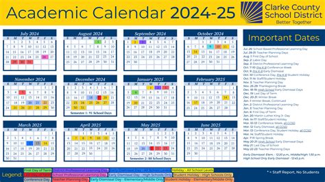 Clark County School District Calendar 2024-2025 [PDF]