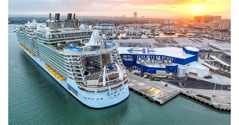 NEW ROYAL CARIBBEAN TERMINAL OPENS, WELCOMING LARGEST CRUISE SHIP AND ...