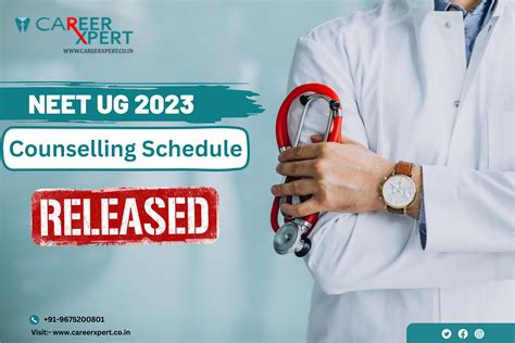NEET UG 2023: Counselling Schedule Released