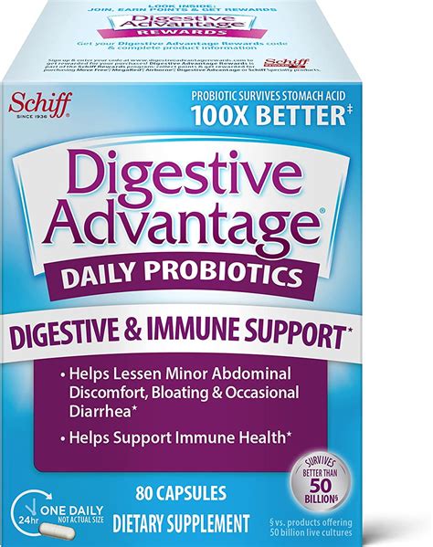 Digestive Advantage Probiotics For Digestive Health, Daily Probiotics ...