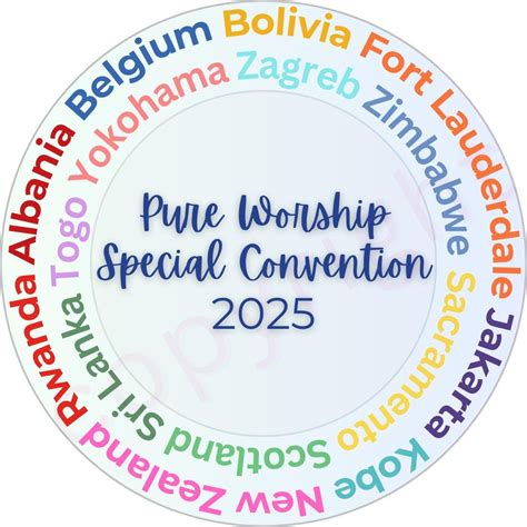 JW Pure Worship 2025 Special Convention Design - Etsy