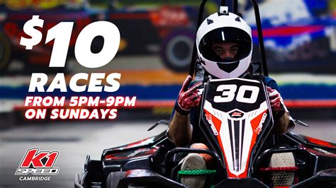Sunday Nights Just Got a Whole Lot Faster at K1 Speed Cambridge! - K1 Speed