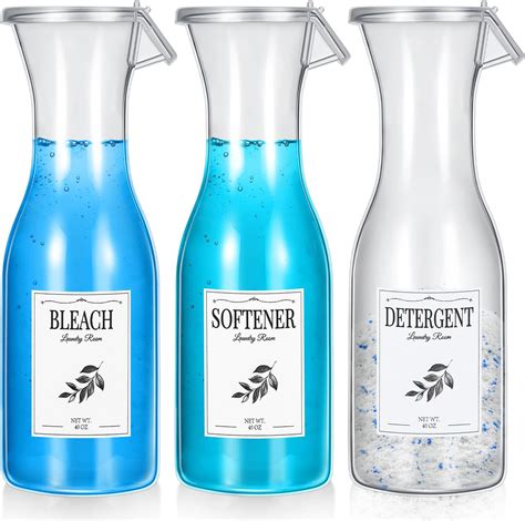 Amazon.com: 4 Pcs 56oz Liquid Laundry Detergent Dispenser Lightweight ...