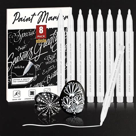 Artline White Permanent Fabric Markers pen for clothing (2 Markers ...