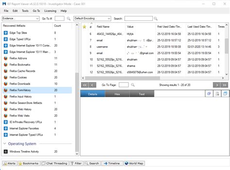 Forensic Investigation of Social Networking Evidence using IEF