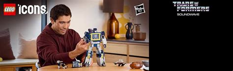 LEGO Icons Transformers: Soundwave Model Kit, Home and Office Decor ...