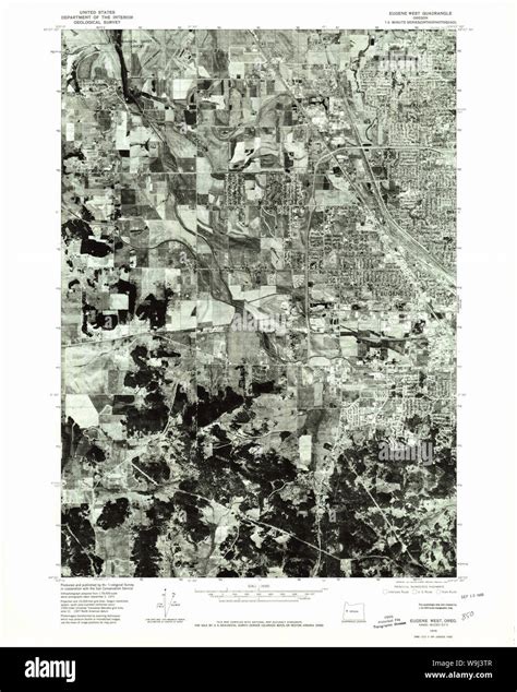 Map of eugene oregon hi-res stock photography and images - Alamy