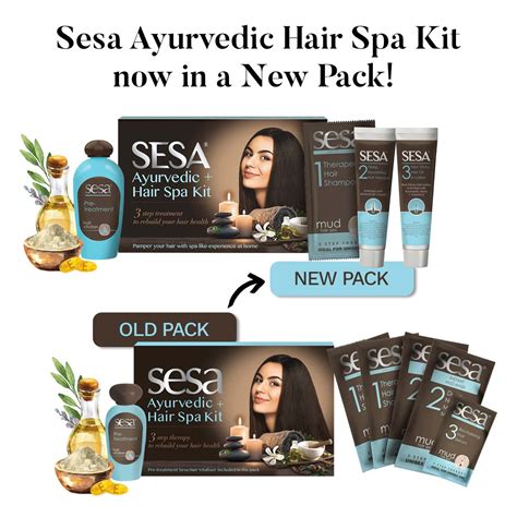 Buy SESA AYURVEDIC+ DIY PREMIUM HAIR SPA KIT FOR COMPLETE DEEP ...