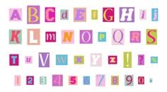 Image result for Colored Block Letters