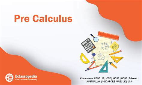 Image result for Pre Calculus Introduction