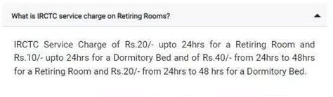 Indian Railways IRCTC Retiring Room Service: Duration, Rules ...