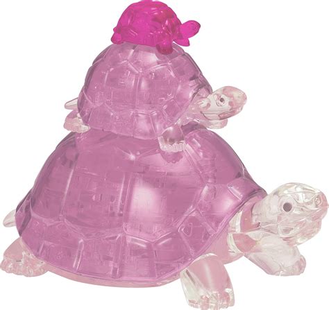Amazon.com: Original 3D Crystal Puzzles Turtles Standard from BePuzzled ...