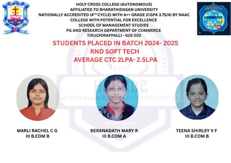 HOLY CROSS COLLEGE - TRICHY