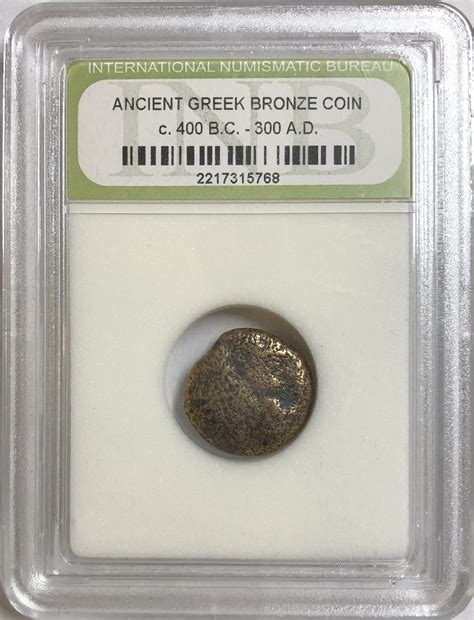 u003e400 B.C.-300 A.D. Ancient Greek Bronze Coin - International Numismatic ...