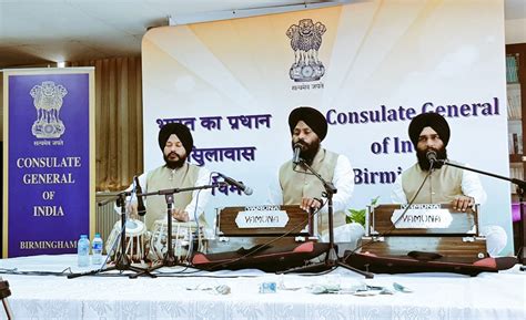 Consulate General of India, Birmingham organised a Kirtan & Shabad ...