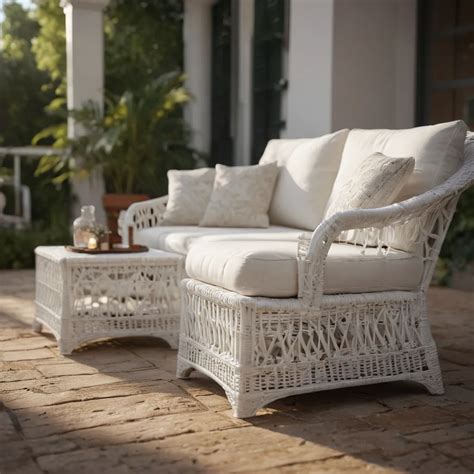 White Wicker Patio Furniture: Stylish Options Nearby