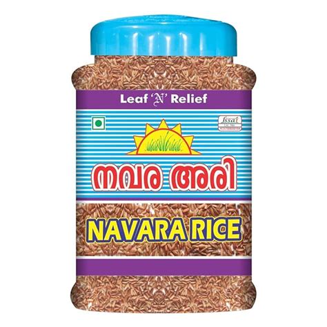 Leaf N Relief - Navara Rice - 1 kg (BOTTLE) Njavara Rice : Amazon.in ...