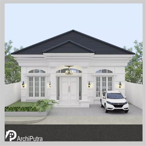 Simple Classic House Design 11x20 Meter | 3 Bedrooms ~ Homiful.com ...