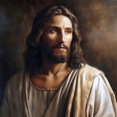 Divine Inspiration - Digital Oil Painting of Jesus, Perfect for Your ...
