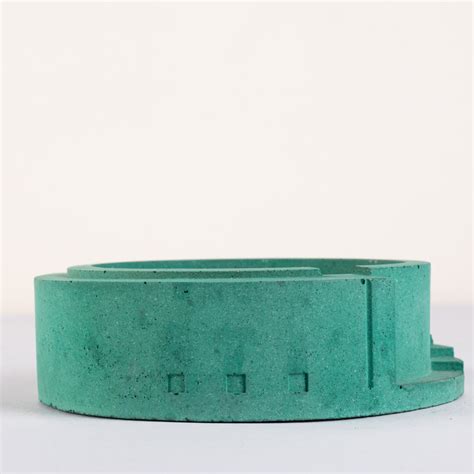 Spiro Basil Green - Spiral Shaped Accessory tray for Desk Home or Offi ...