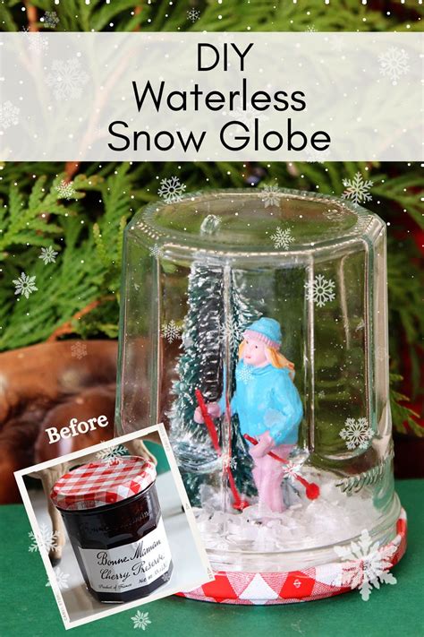 Baby Jar Snow Globe Craft