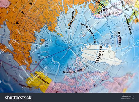 North Pole Map Stock Photo 1287797 - Shutterstock