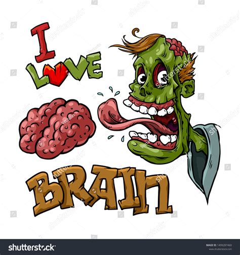Zombie Eating Brains Tattoo