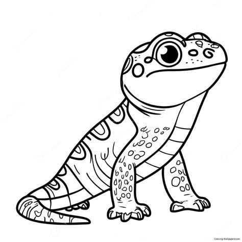 Leopard Gecko Coloring Page (29424-23249)
