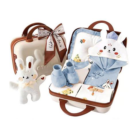 Buy Little Surprise Box 26pcs Rabbit Mini Suitcase Style Newborn Hamper ...