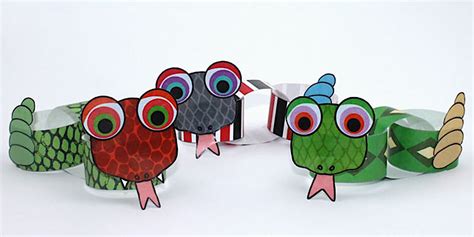 Image result for Paper Chain Snake Craft