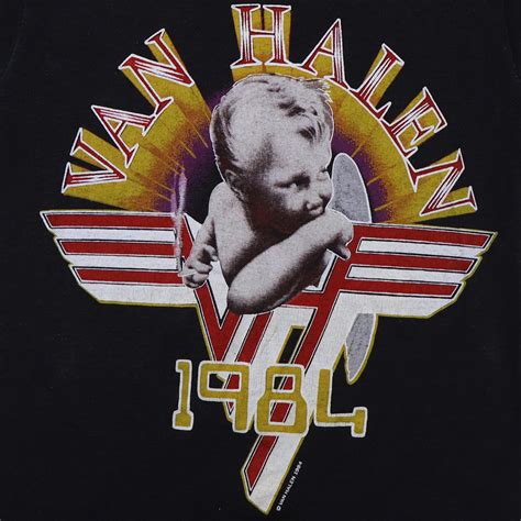 1984 Van Halen Smoking Angel Shirt – WyCo Vintage