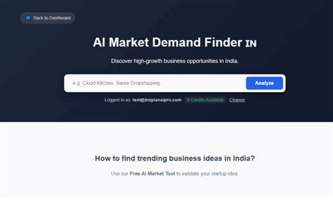 AI Market Research Tool India - Validate Startup Ideas Instantly